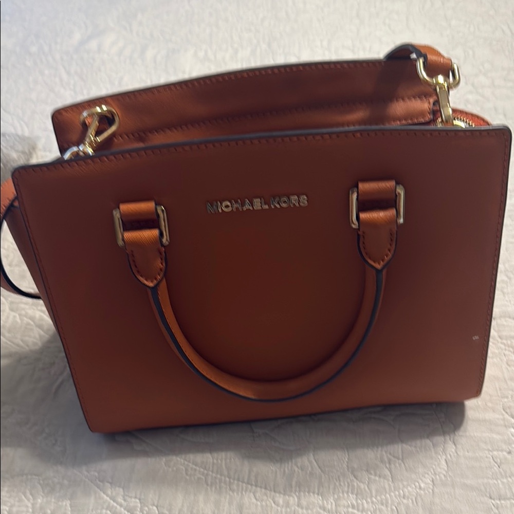 Michael Kors Orange Satchel